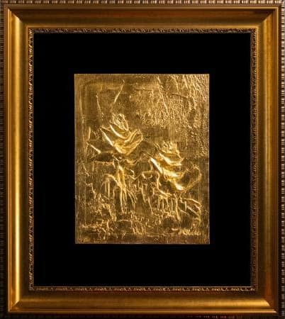 Golden Twin Blooms by Kim IL Tae