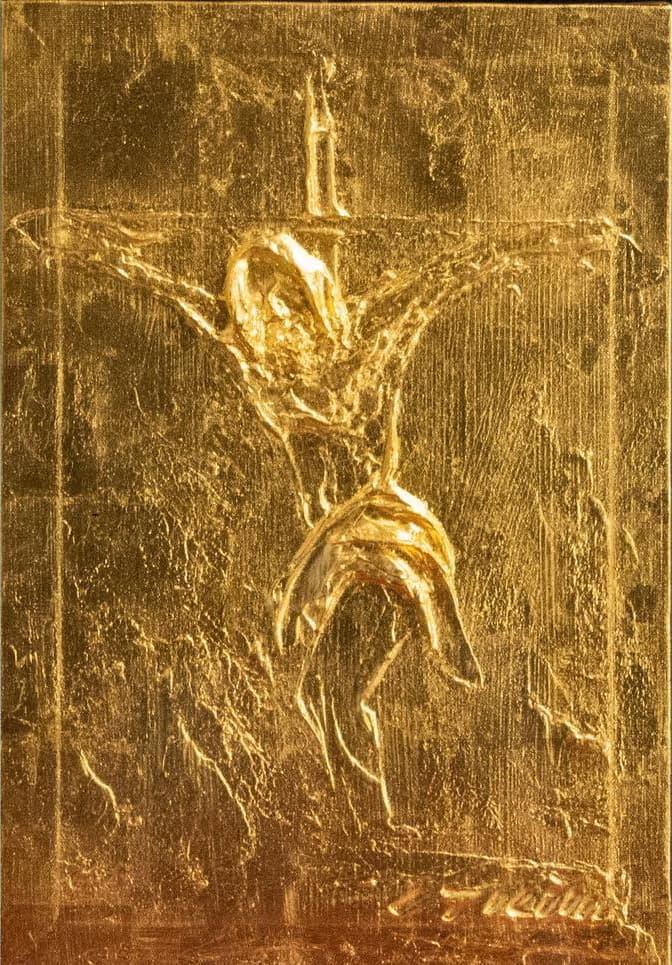 Sacred Crucifix 1 by Kim IL Tae (b. 1962)